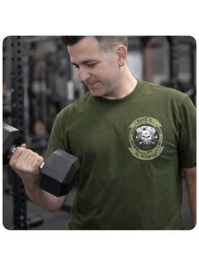 USMC MALS-16 OIF 8.2 UNIT T-SHIRT GREEN LARGE NEW MARINE AVIATION SWAG